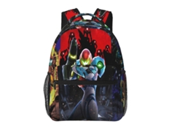 Mochila De Estudante Metroid E151, Leve E Durável, À Prova Dágua E Com Alça De Ombro Ajustável. Olysi Shop