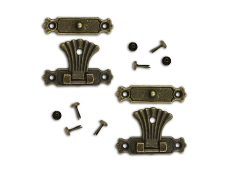 Gift Caixa Lock Clip de trava de liga de 2 peças adequado para caixas de joias TOGA
