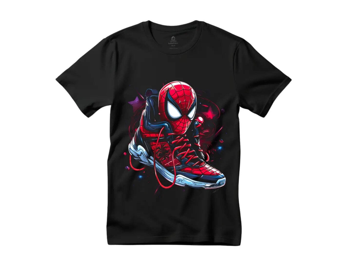 T-shirt Rockinstone Spiderman Sneakers : Embrace The Heroic Style (s)