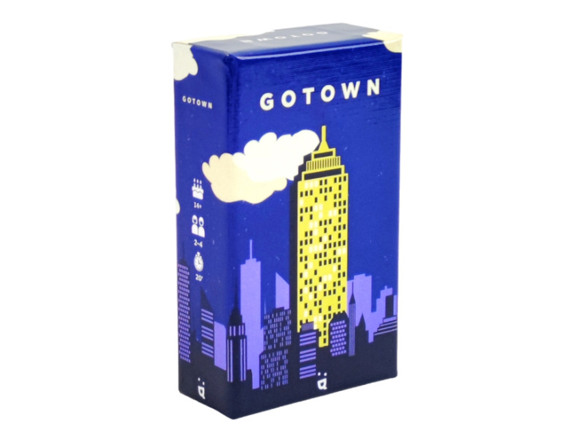 Gotown É Um Jogo De Cartas E Quebra-cabeça Para Toda A Família, Ideal Para 2 A 4 Pessoas, Com Duração De 20 Minutos.