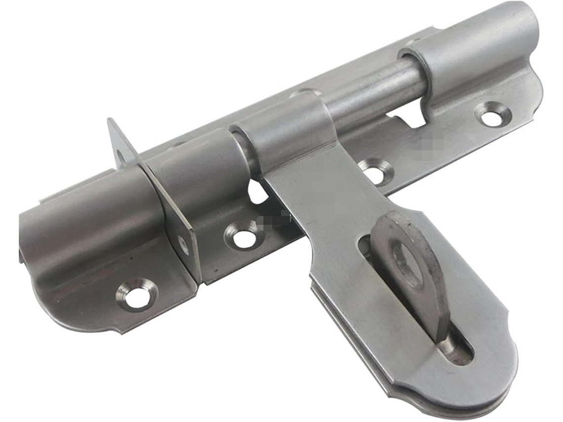 Fechadura De Porta Com Trinco Deslizante, Trinco De Porta 4 106mm, Ferragem De Segurança Para Portão Residencial