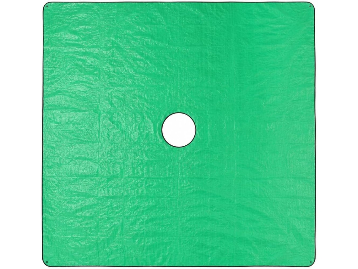 Waterproof Garden Tarp 2x2 Meter, Heavy Duty Tarp Collection, Pruning, And Waste, Green, Green, 2x2m, 30cm Aperture