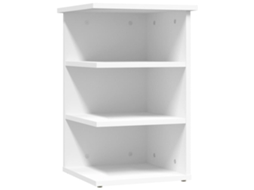 Suporte para celular 35x35x55 cm Derivado de Madeira Branco MAISON EXCLUSIVE