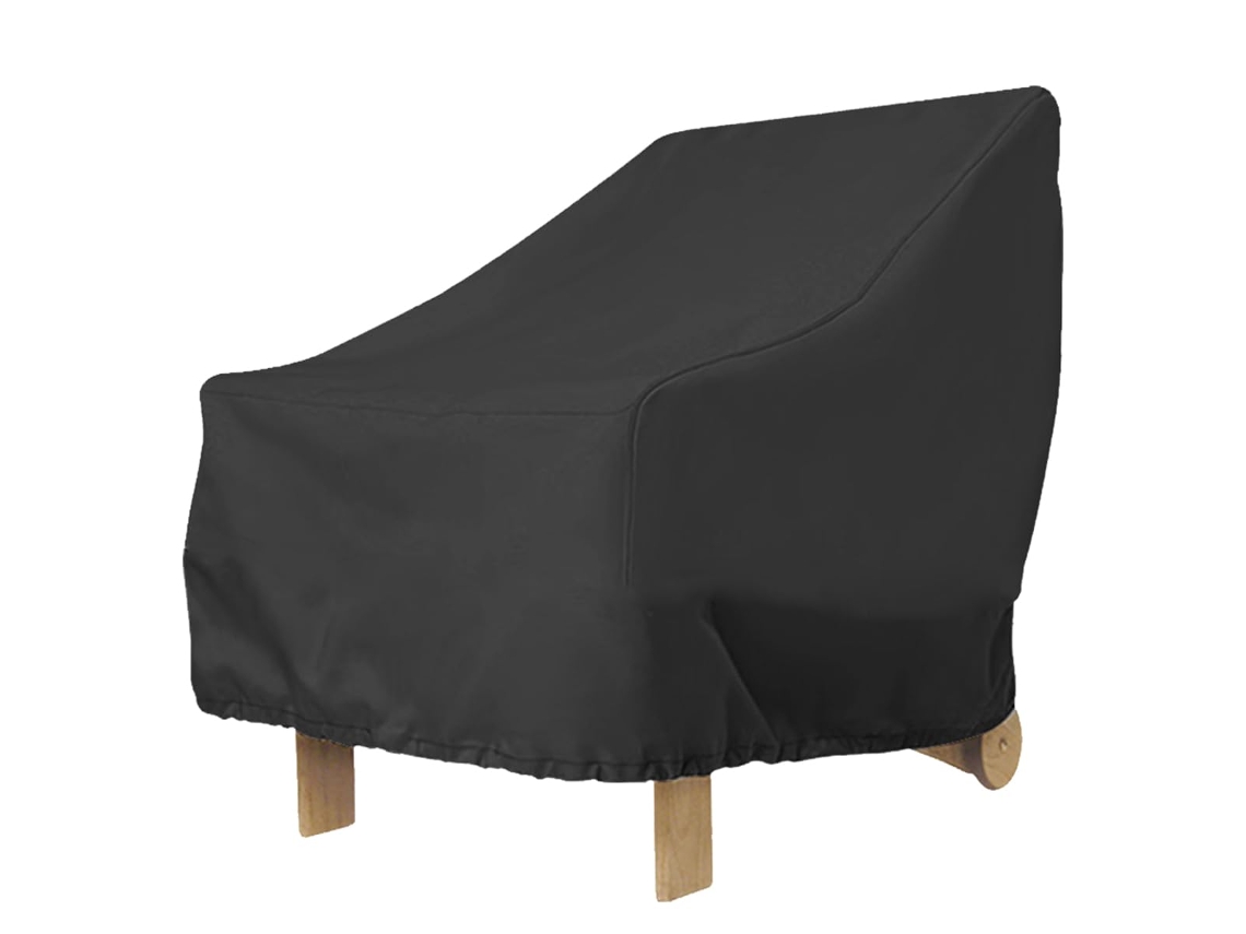 Capa Impermeável Para Cadeira De Jardim 91x85x80 Cm,tecido Oxford 210d,anti Uv E Antipoeira,para Cadeiras Pretas Btforus (1 Unidade)