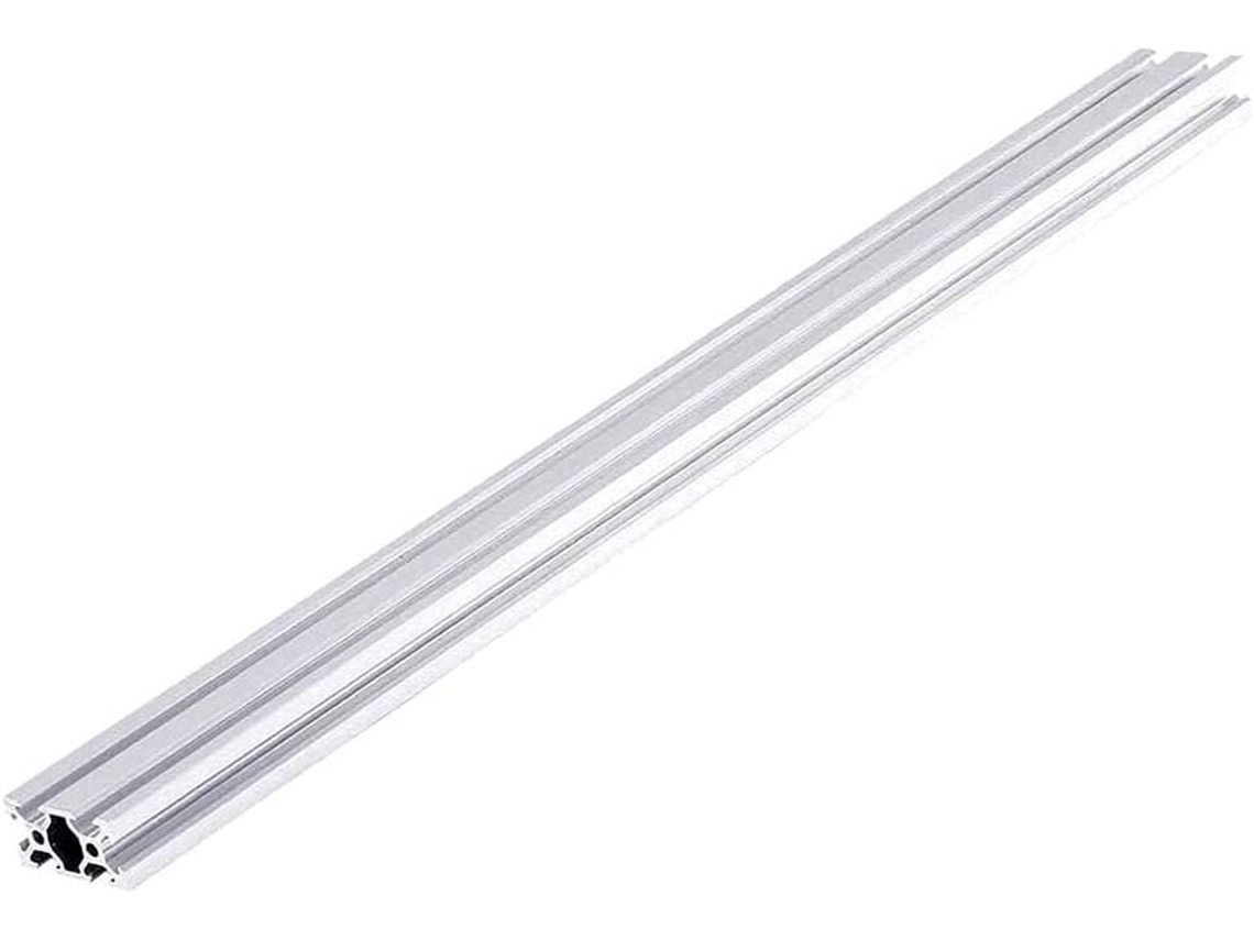 Perfil De Alumínio Extrudado Em V, 2040, Prateado, 100-1200mm, 20x40 Mm, Para Máquina De Gravação Cnc 500mm