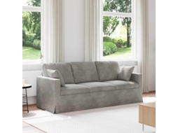 Vidaxl Sofá Cinzento-claro 198 X 78 X 80 Cm Veludo