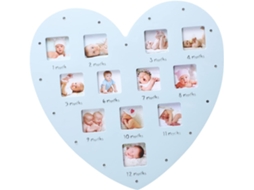 Porta retratos em Formato de Coração para Decoração de Parede Ou Mesa, CHABERLU