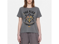 Rockinstone Back To The Future Movie Flux Streetwear Heather Graphite Adult T-shirt Size:s