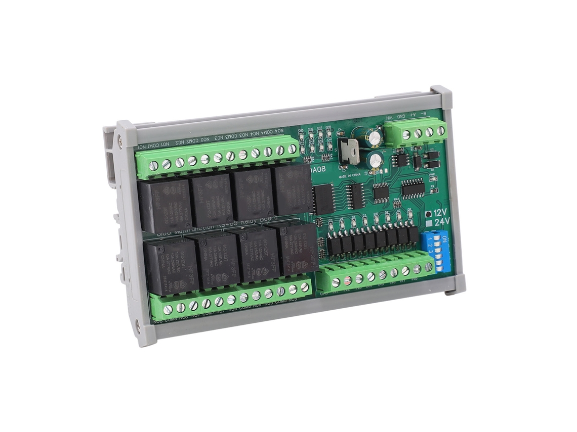 Módulo De Controle De Relé 8 Canais Dc12v Tvs