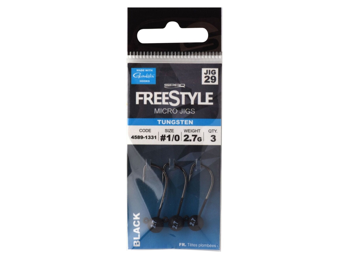 Micro-Cabeça com Ponta de Tungsténio FREESTYLE Jigs 2,5 Cm