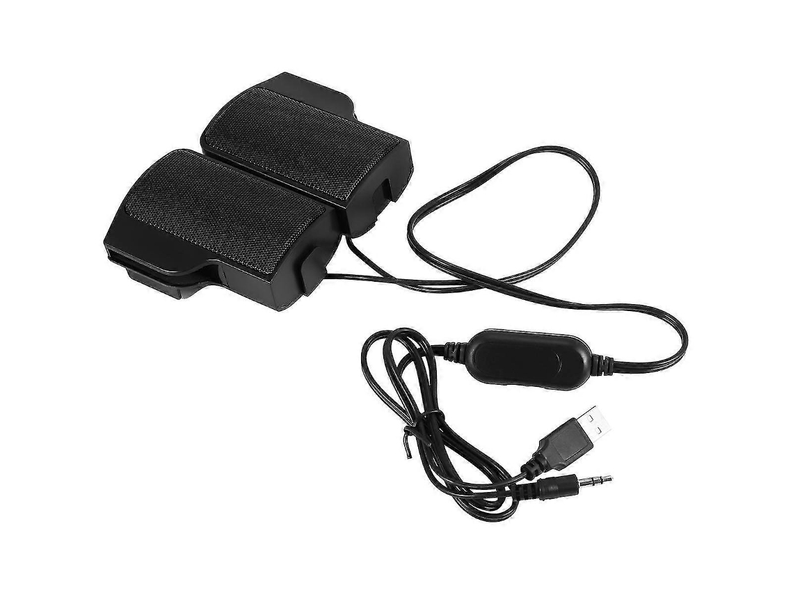 Para Alto Falante Usb Com Clipe Para Laptop, Notebook, Desktop, Tablet, Alto Falante Estéreo Com Fio, Controlador De Linha, Som Olysi Shop