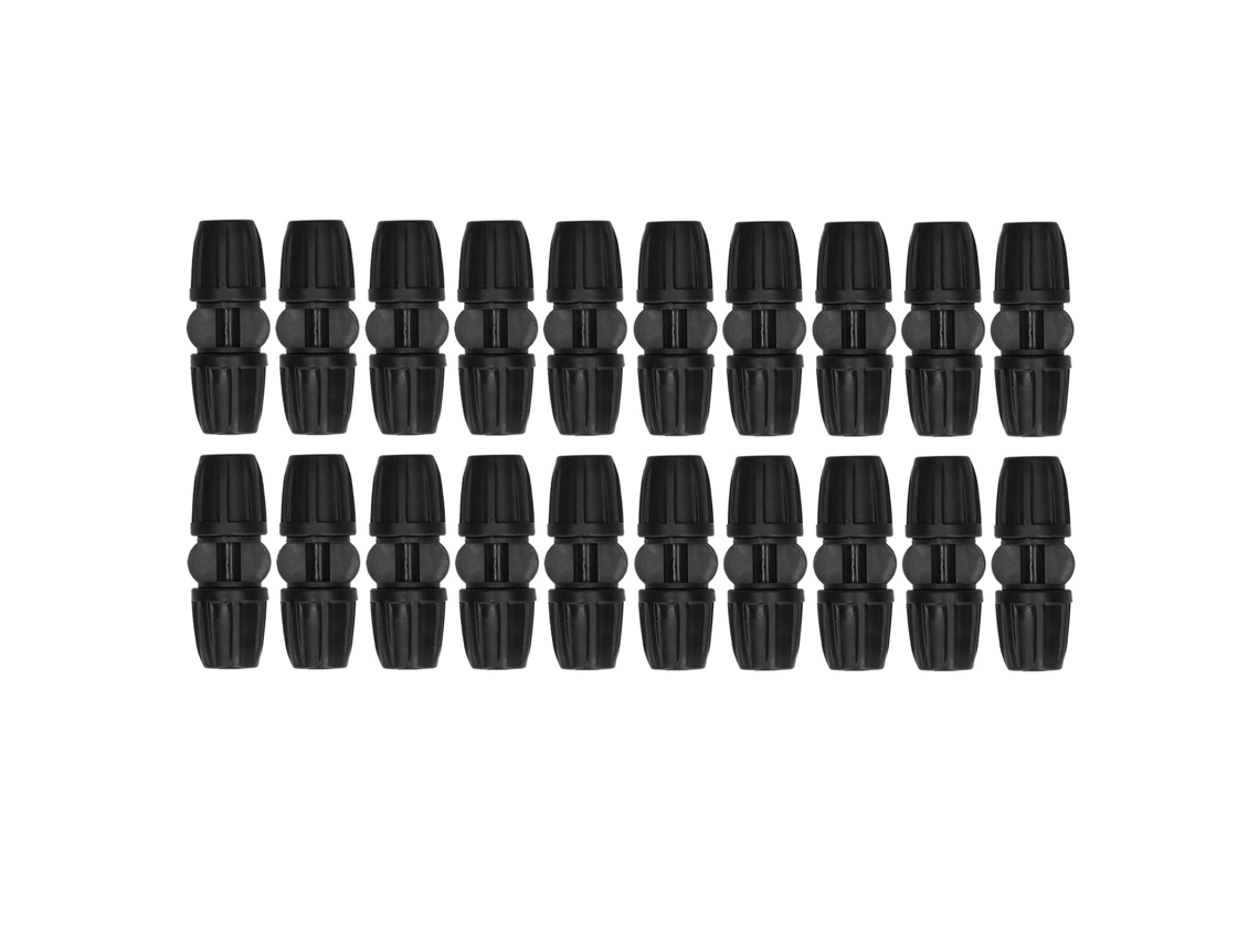 Conjunto De 20 Conectores Retos Para Mangueira Jardim, 8/11, Com Trava, Para Irrigação