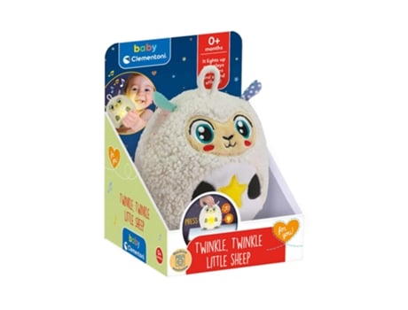 Peluche Ovelha Fofinha Clementoni Baby 17499