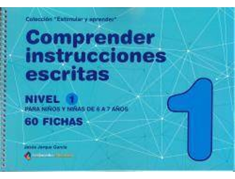 Livro Comprender Instrucciones Escritas - Nivel 1 de Jesús Jarque García (Espanhol)