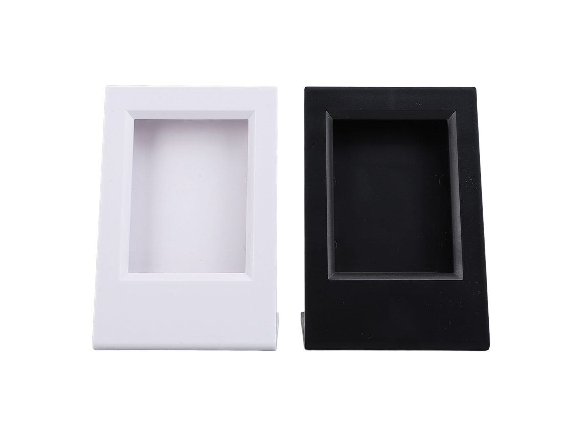 2pcs L Shape Photo Frame Acrylic Collectible Decoration Simple Ideal Present Slanted Picture Frame For Evo 3 Inch Photo LAXISCREED