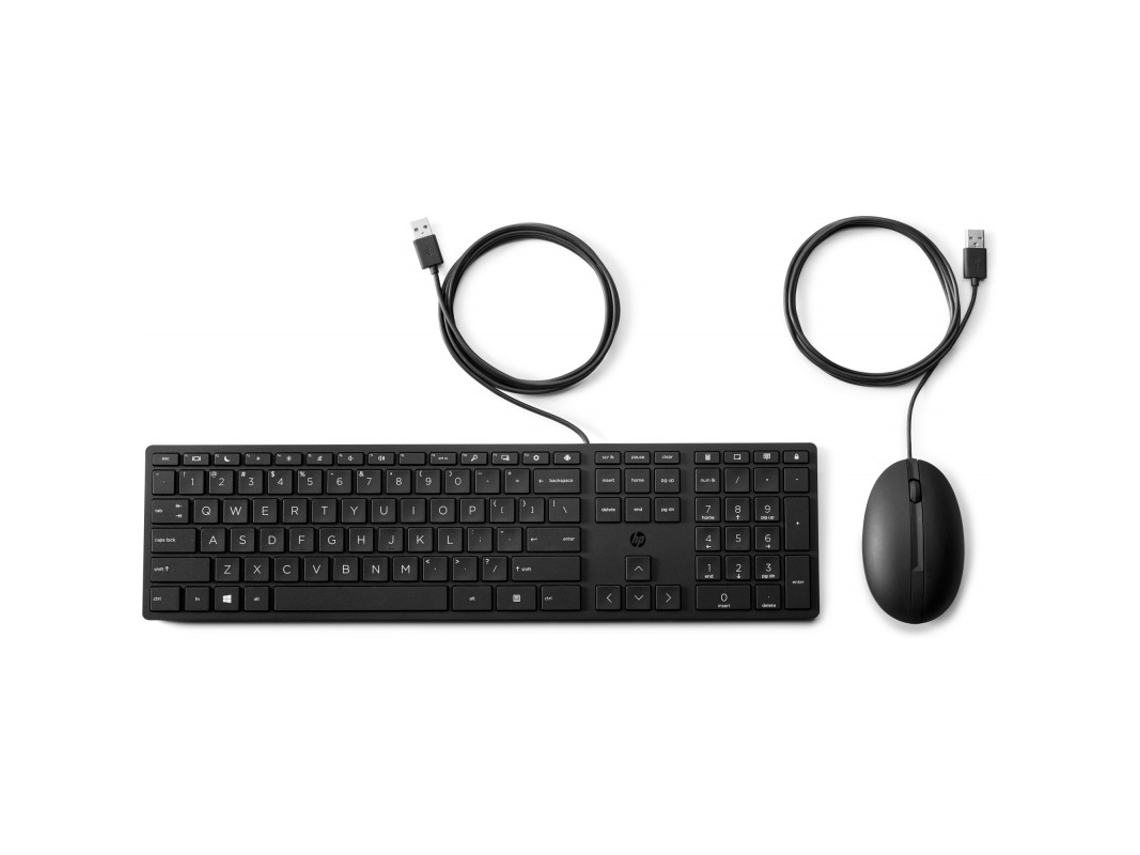 Hp Teclado E Mouse De Mesa Com Cabos 320mk 9sr36ut 9sr36utvayotoy