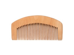 Pente De Madeira De Pêssego Com Dentes Finos Para Massagem Na Cabeça, Cuidados Com Os Cabelos, Barba E Bigode, Antiestático. Jinyubo Store