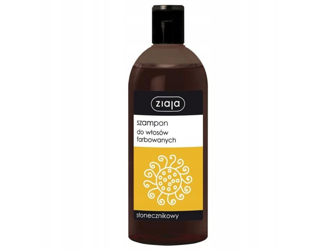Shampoo Protetor Para Cabelos Coloridos Com Extrato De Girassol Ziaja 500ml
