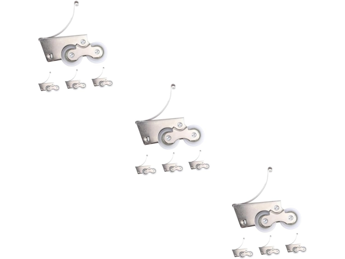 Conjunto De 12 Rodas De Substituição Para Portas De Correr Com Rodízios.