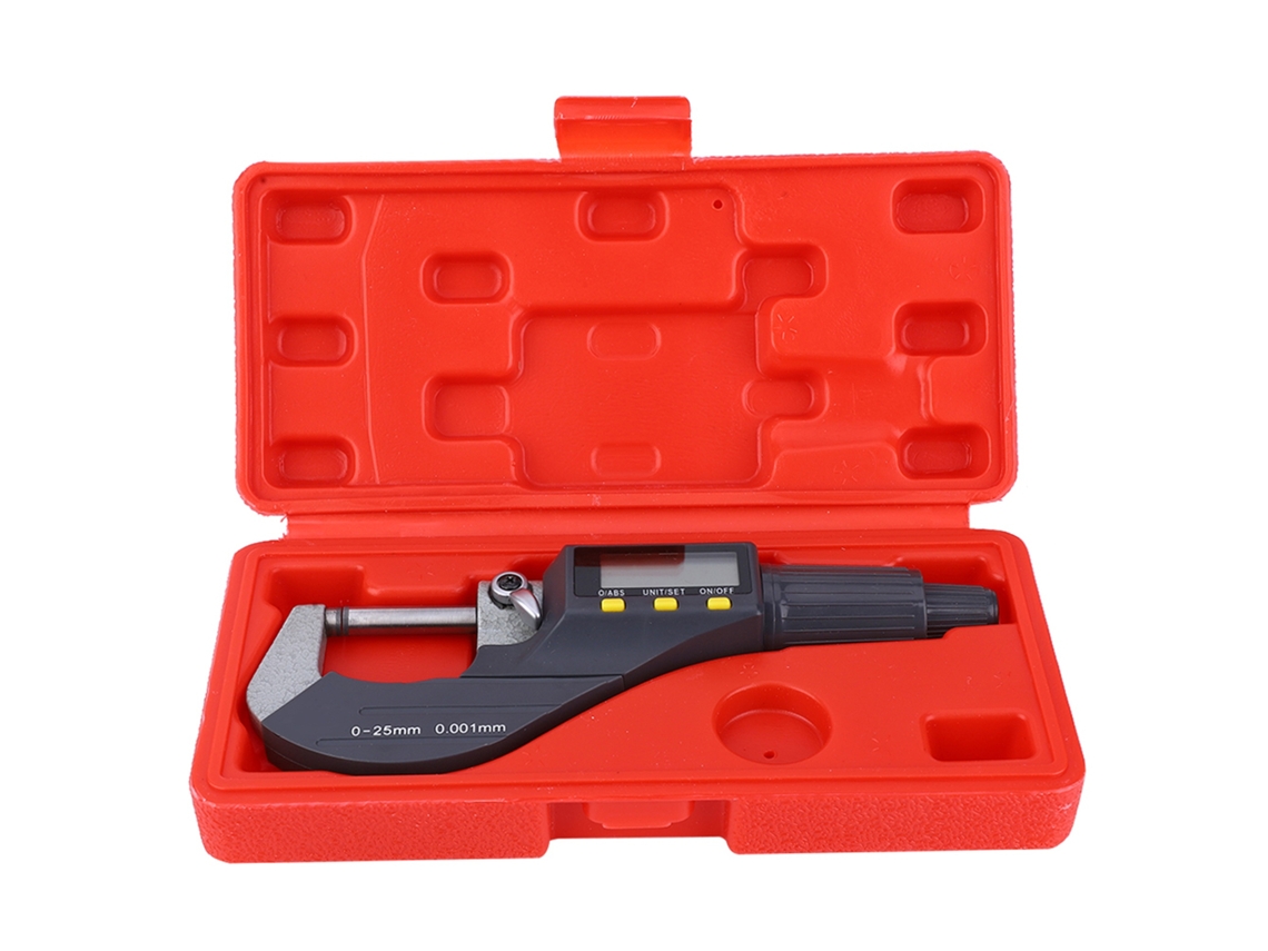 Micrómetro Digital Exterior Electrónico De 0-25mm, Calibre Micrométrico Com Precisão De 0.001mm