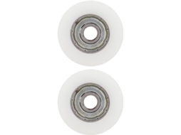 Rodas Chiciris De 30 Mm Diâmetro Para Portas Estufas, Kit Com Parafuso
