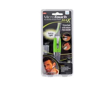 Razor Micro Touch Max Trimmer Uso Sem Fio Cabeça Lavável