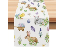 Laxiscreed Toalha De Mesa Coelho Da Páscoa Para Decoração De Festa, Sala Ou Jardim