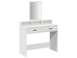 Conjunto 1 Mesa De Vestir Vidaxl Branco Derivados De Madeira (100 X 41 X 140 Cm)