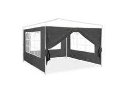 Conjunto Com 4 Paredes Laterais Para Tenda De Festa Em Tecido Resistente