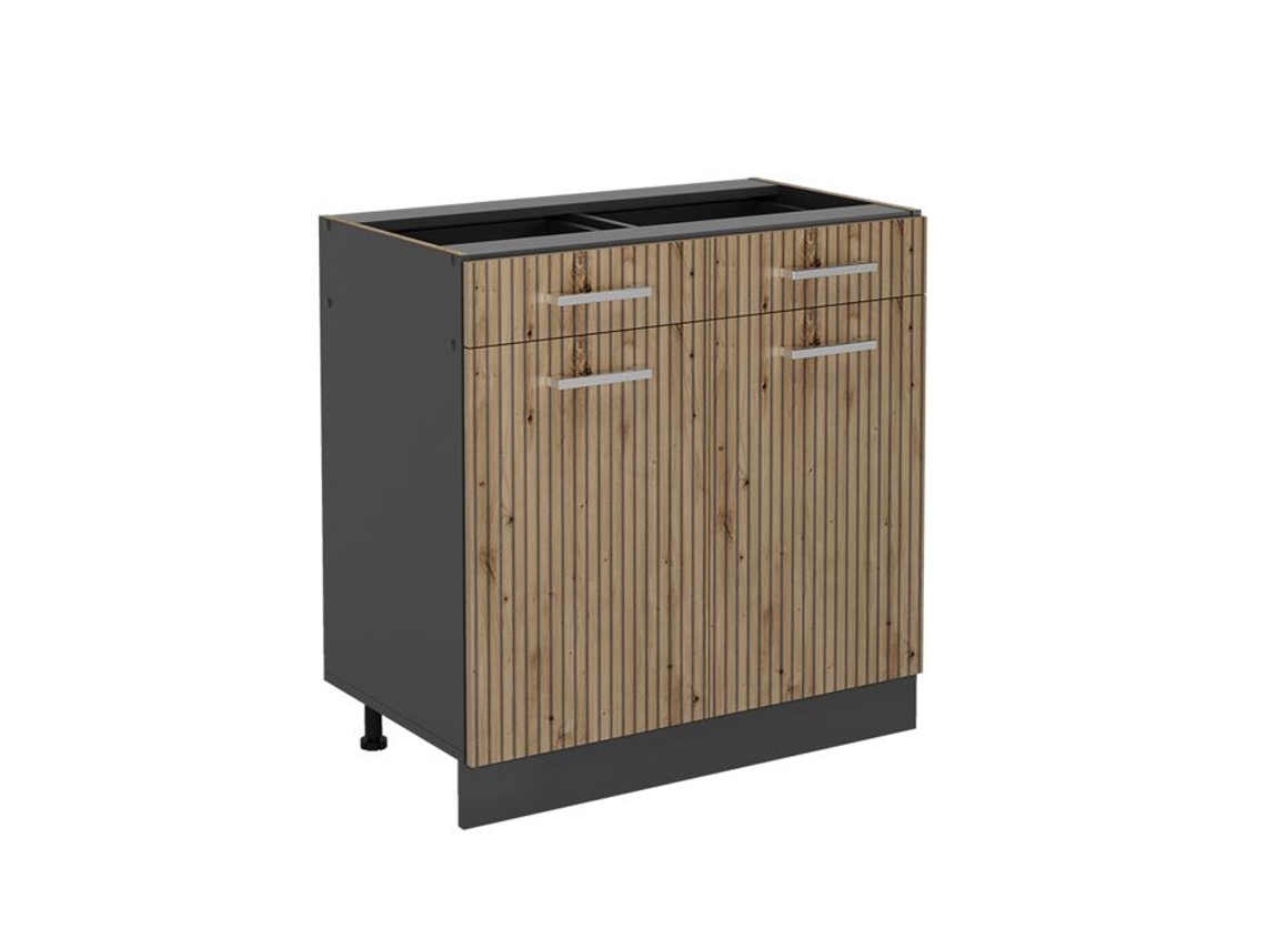 Móvel de cozinha VICCO R-Line, carvalho artesanal, 80 cm sem bancada