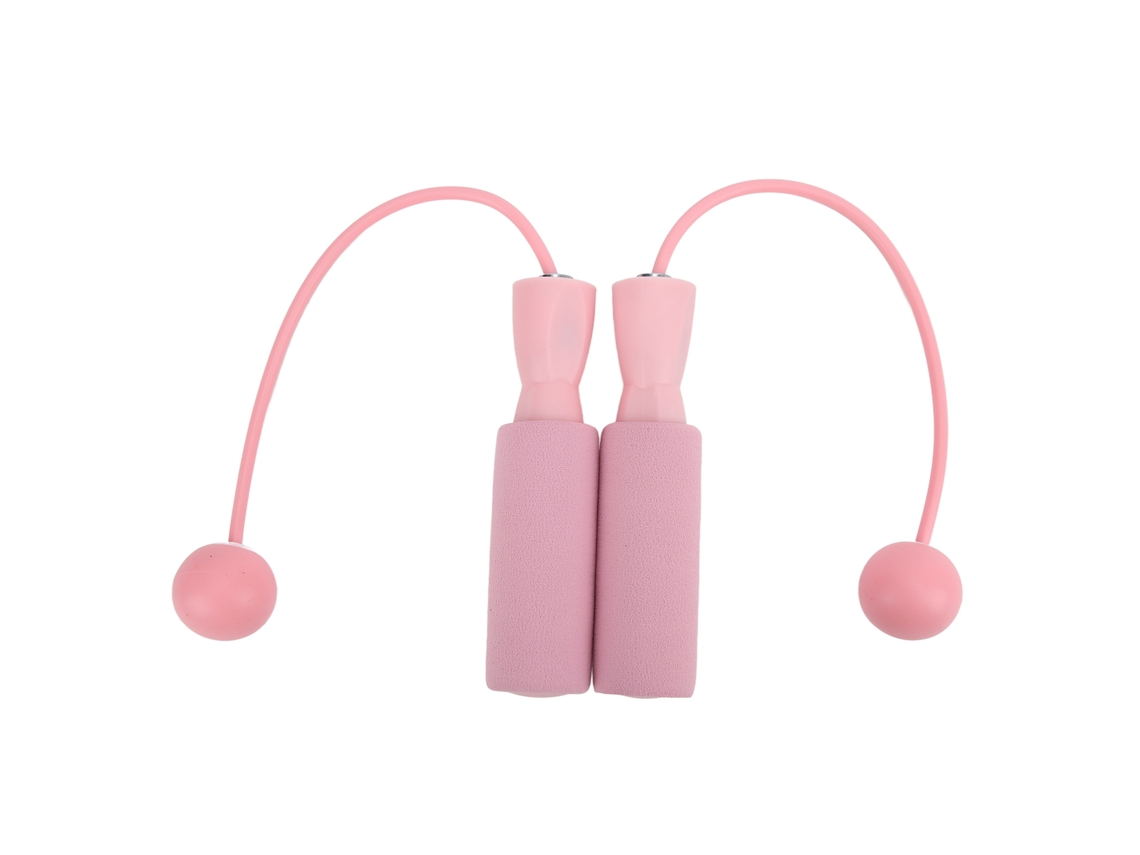 Urbannova-corda De Pular Ajustável Sem Fio Rosa Pp Pvc Para Adultos E Crianças