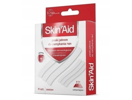 Sterile Wound Closure Strips Skin Aid, Pack Of 11 Paso Trading