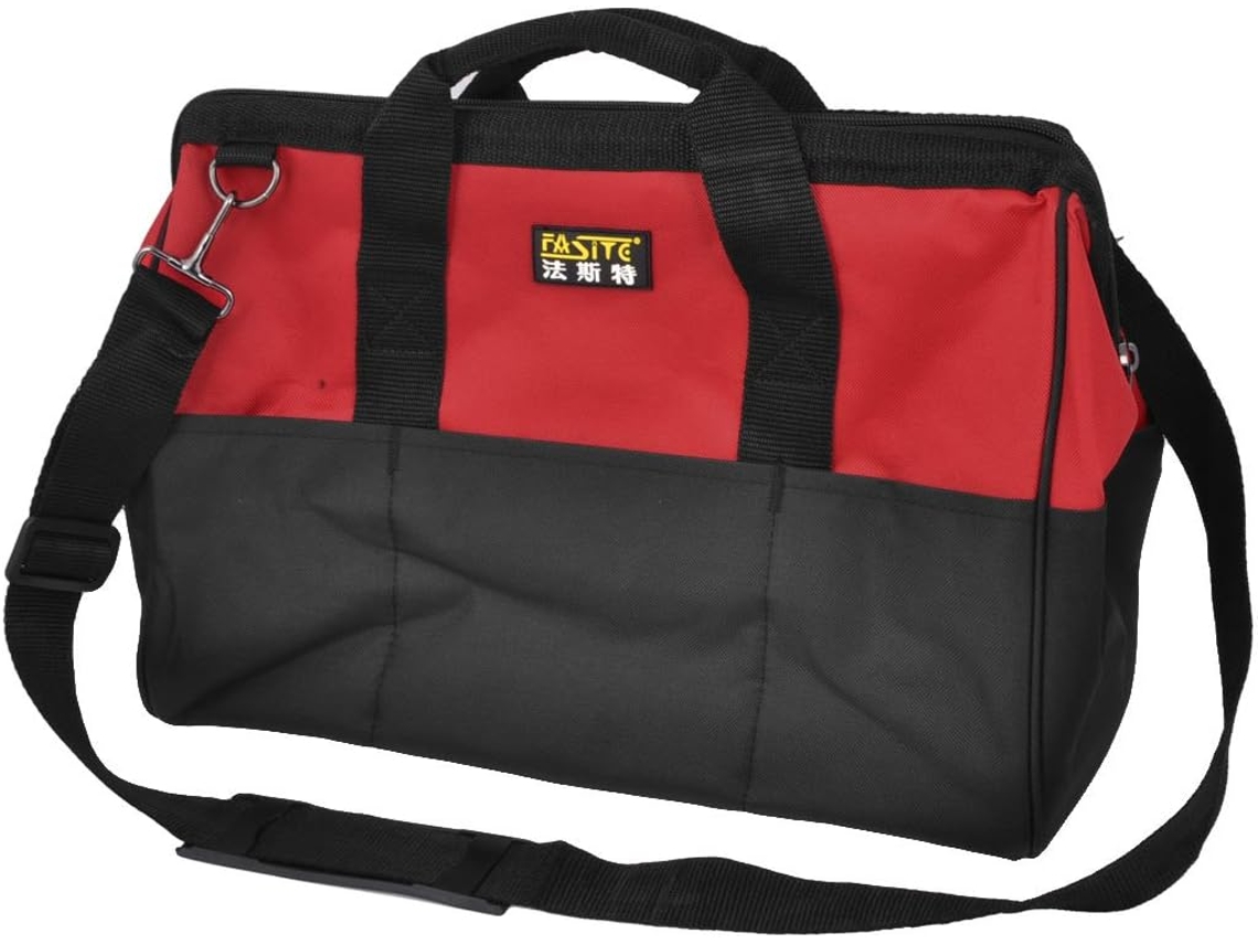 Bolsa CHABERLU Porta Alicate e Multímetro em Nylon Oxford Preto e Vermelho