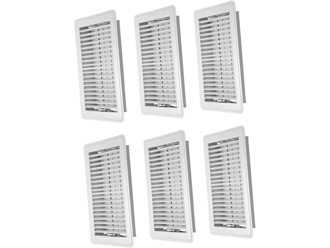 Conjunto De 3/6 Peças Tampas Ventilação Metal 4x10 Polegadas| Grelhas Ar Resistentes