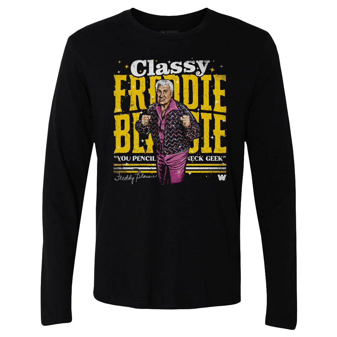 Sweatshirt Rockinstone Wwe Fans Black Classy Freddie Blassie Pencil Neck Sweatshirt Unisex Adults-xxl