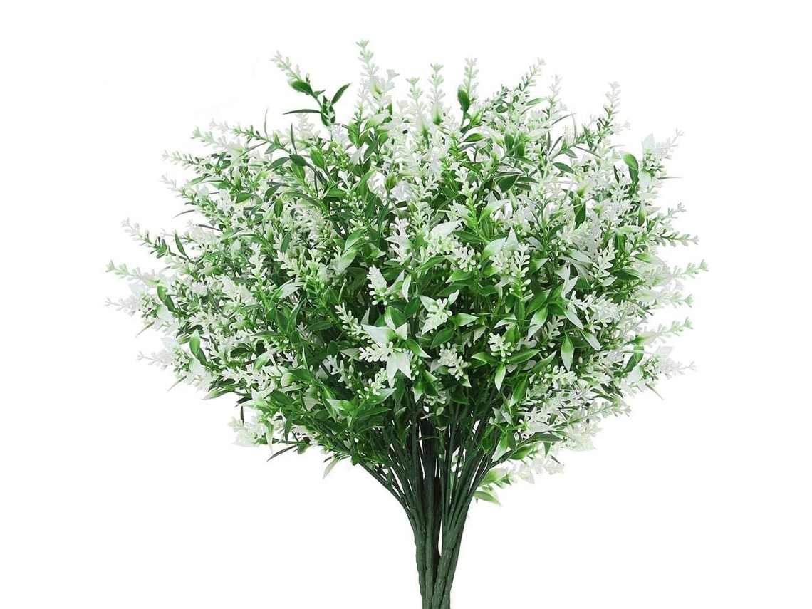 Flores Artificiais de Lavanda 6 Buquês de Planta de Lavanda com Flores de Seda NEVEANCE