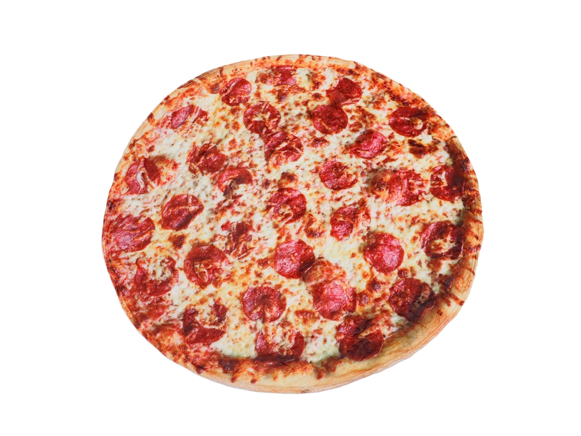 Mali tapete Redondo de Pizza Fluffy Lavável para Bebê Brincadeira 5.2ft