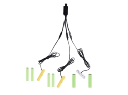 Eliminador de Bateria Usb para 2Aaa Aa para Lanterna Led Luz Termostato Relógio Tocha ALLINLESS