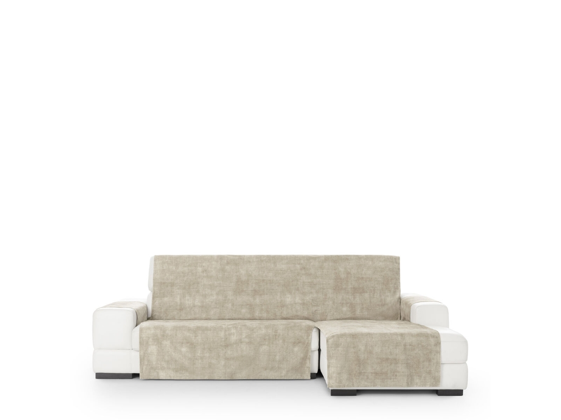 Capa para chaise longue de braço curto direito EYSA TURIN Branco 100 x 110 x 350 cm