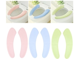 Cobertura Do Assento Do Banheiro, Universal Fit Washable Bathroom Pad, Soft Acrylic Fibras Plush Cover Quente Para Estações Frias