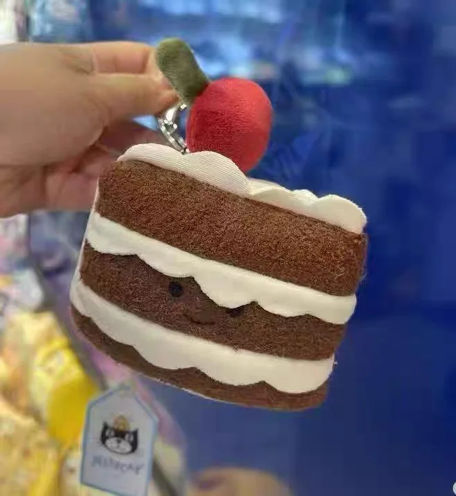 Pingente de Pelúcia em Formato de Comida Presente Macio, Fofo e Adorável MDUG (bolo de Creme)