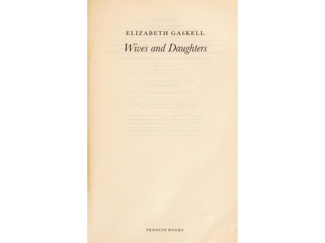 Livro Wives And Daughters de Elizabeth Gaskell