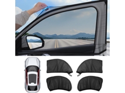 Conjunto de 4 Cortinas Rede Elásticas 2 Dianteiras + 2 Traseiras ZYBLSSBB