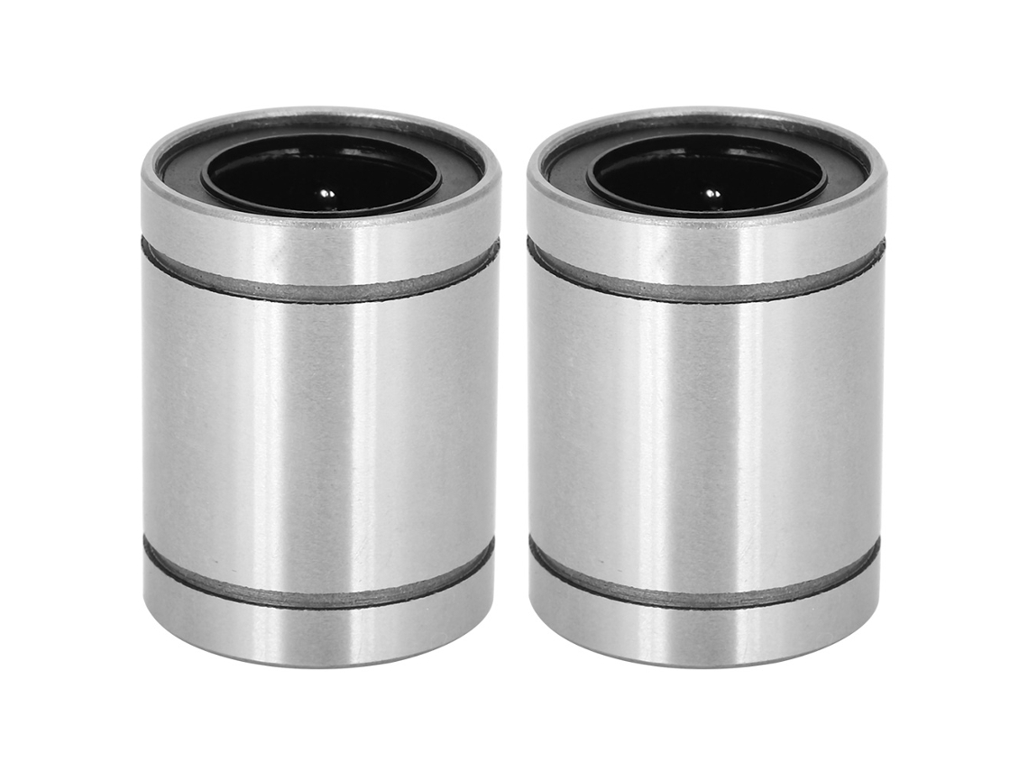 Conjunto De 2 Rolamentos Lineares Com Flange Estendida, Alta Velocidade De Rotação E Baixo Ruído(lm20uu)