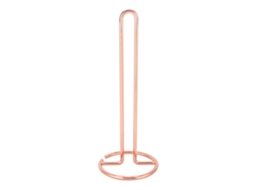 Suporte de Papel toalha em Metal de Pé para Cozinha, Acessível e Estável (ouro Rosa) | S/MARCA