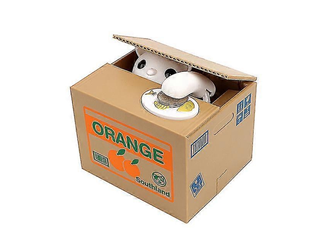 Cofrinho Eletrônico, Gato Fofo Rouba Moedas Aquaforge