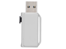 Aetheria pen Drive Usb 3.0 32gb Branco com Design Push Pull, Type C, Compatível com Pc, Tablet e Carro
