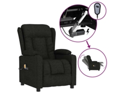 Electric Massage Chair, Electric Massage Chairs Vidaxl Preto Tecido