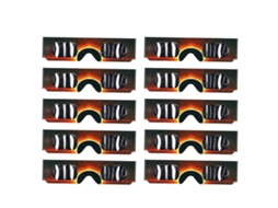 10pcs Óculos de Observação de Eclipse Solar com Filtro | S/MARCA