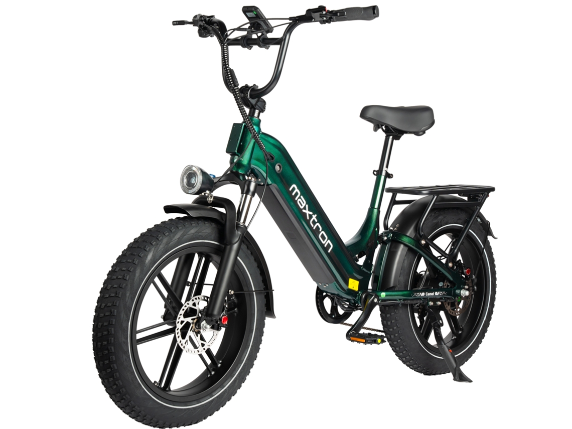 Bicicleta Elétrica MAXTRON Camel para Adulto, Bateria Removível de 48v 18ah, Suspensão Total.